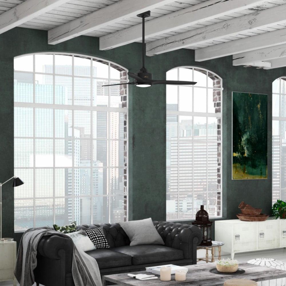 52in Park View Ceiling Fan in Matte Black with LED Light Kit - Image 5