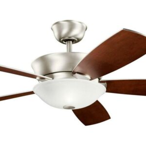 300251NI-Kichler Lighting-Skye - Ceiling Fan with Light Kit - 16 inches tall by 54 inches wide-Brushed Nickel Finish