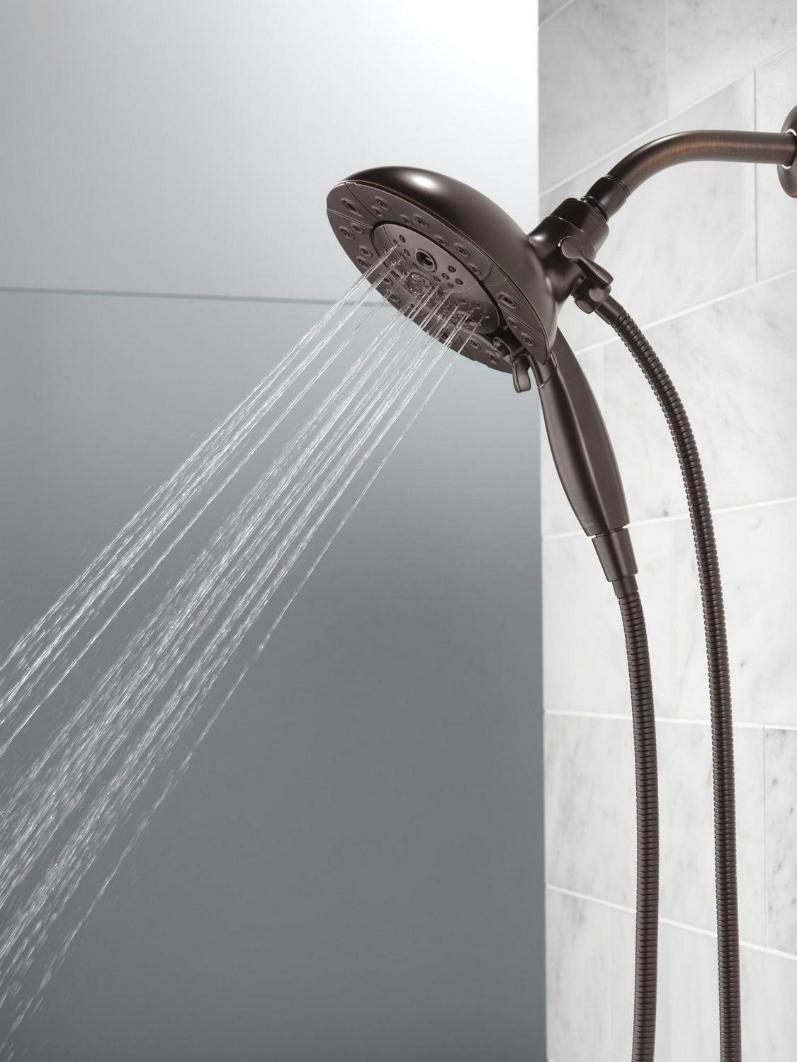 5-Spray H2Okinetic® In2ition® Two-in-One Shower in Venetian Bronze 58480-RB-PK - Image 12