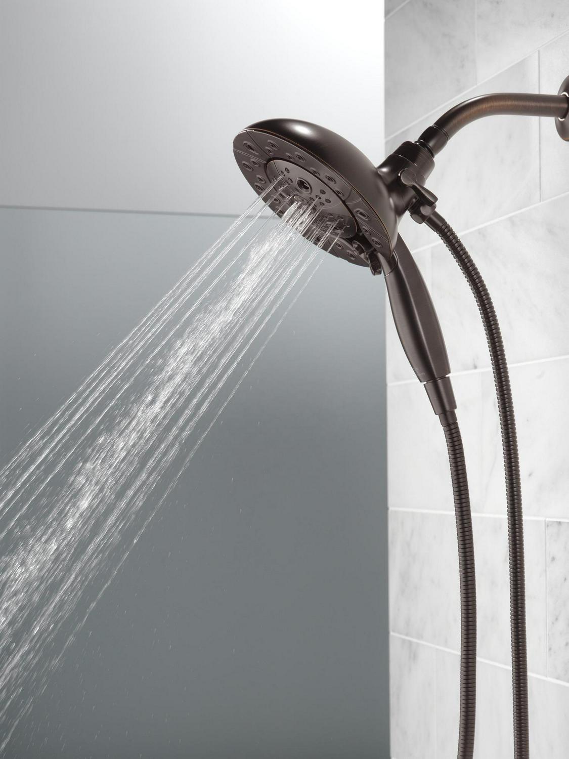 5-Spray H2Okinetic® In2ition® Two-in-One Shower in Venetian Bronze 58480-RB-PK - Image 10