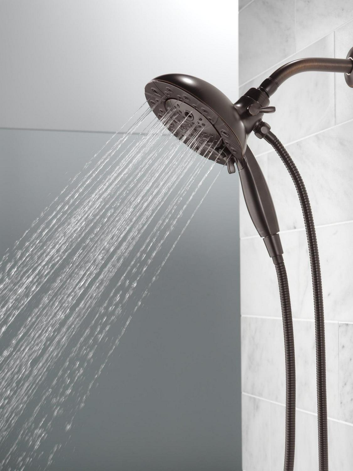 5-Spray H2Okinetic® In2ition® Two-in-One Shower in Venetian Bronze 58480-RB-PK - Image 9