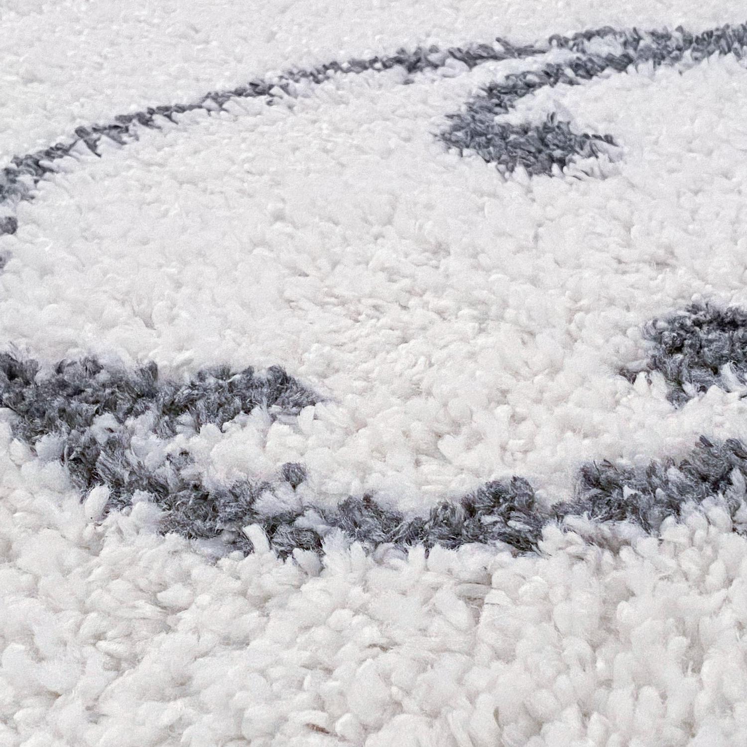 Bliss Rugs Transitional Floral 5'3'' x 7'3'' White and Gray Polypropylene Indoor Area Rug, 5'3'' x 7'3'' - Image 9