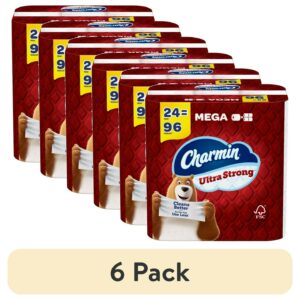 (6 pack) (6 pack) Charmin Ultra Strong Toilet Paper, 24 Mega Roll
