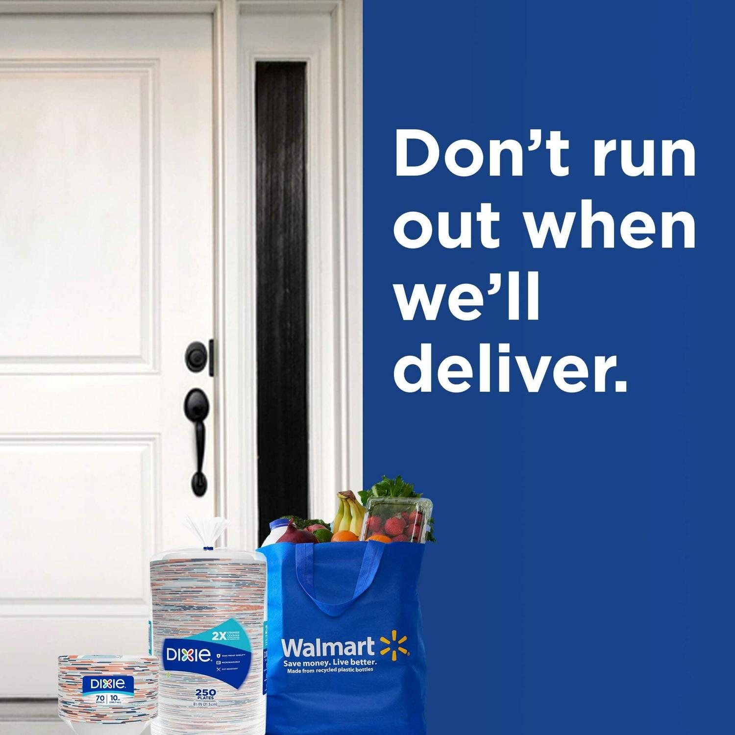 (6 pack) Dixie Everyday Disposable Paper Plates, 10", Multi-Color, 210 Count - Image 13