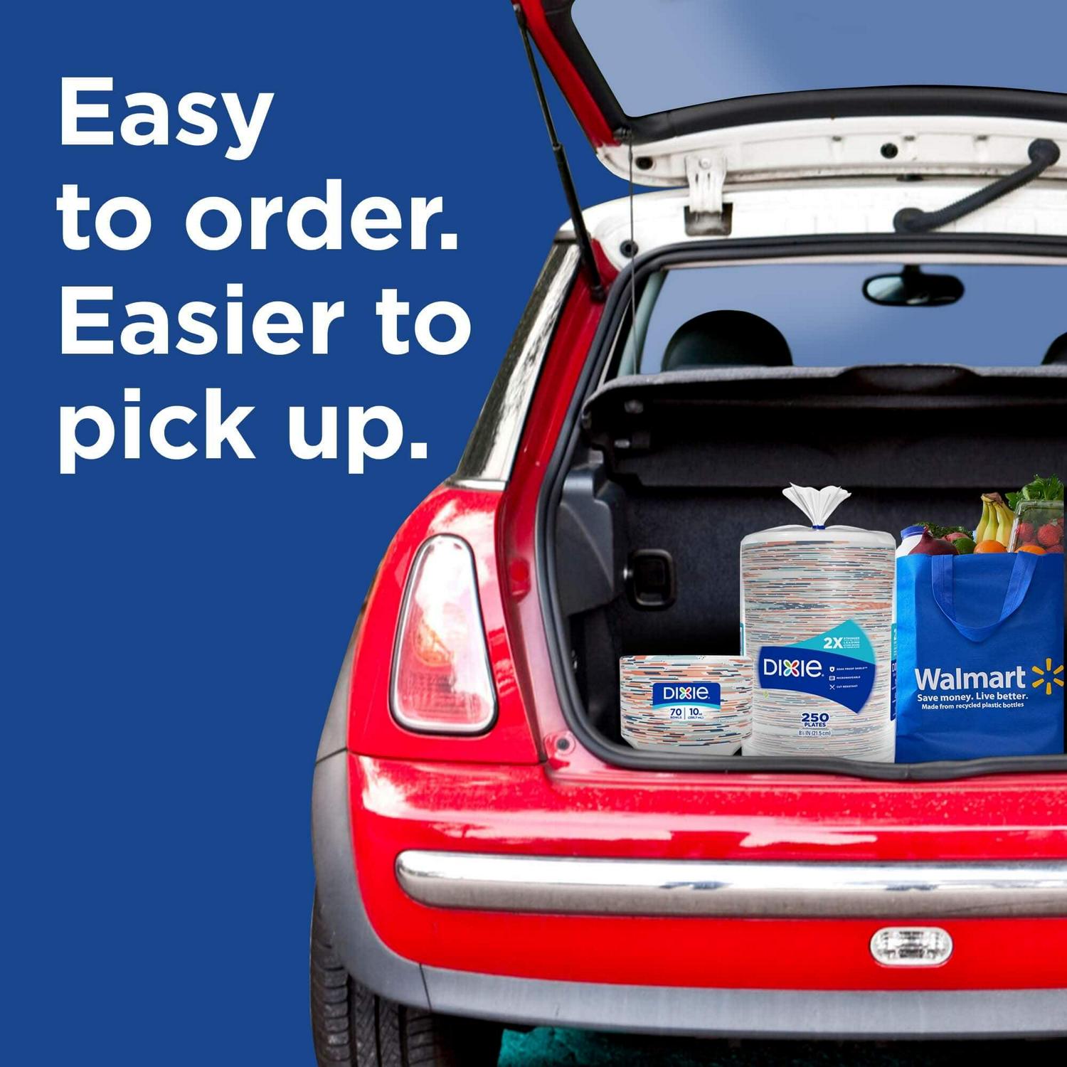 (6 pack) Dixie Everyday Disposable Paper Plates, 10", Multi-Color, 210 Count - Image 12