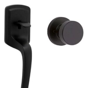 818PGHXPSK RDT 514 SMT CP Prague Handleset with Pismo - Matte Black