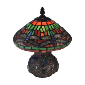Dale Tiffany Red Dragonfly Tiffany Accent Lamp