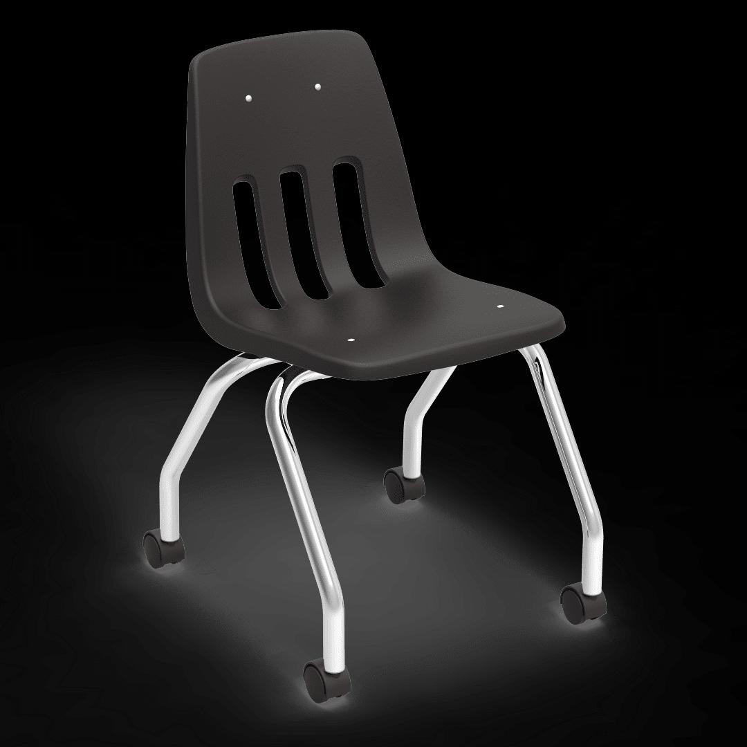 9000 Series 18 4-Leg Mobile Chair with Casters