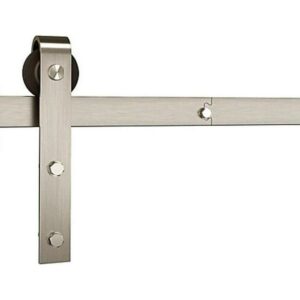 928 72" 2 piece Classic Interior Barn Door Kit - Satin Nickel