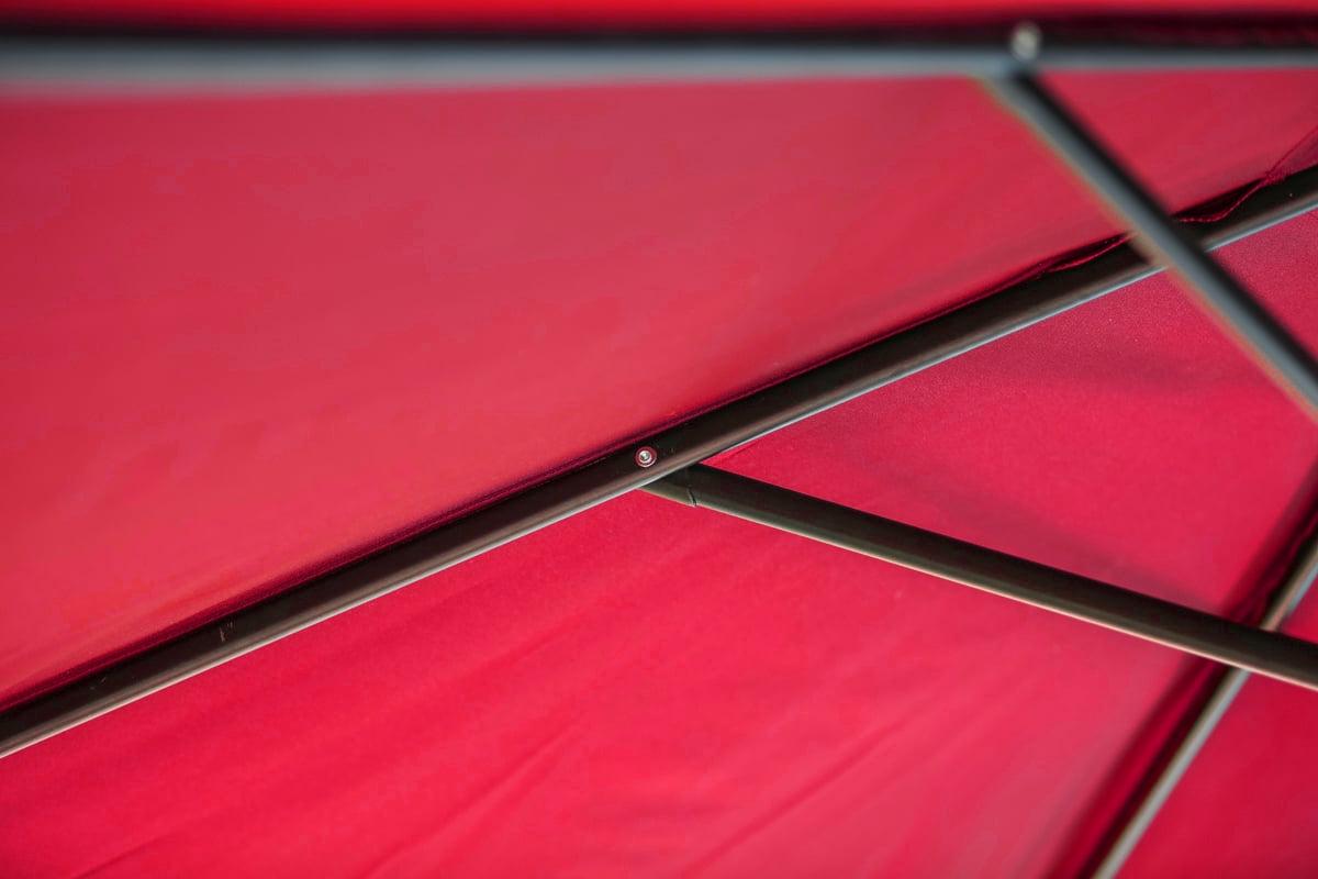 9' ft. feet Outdoor Patio Cantilever Umbrella - Red - Image 5