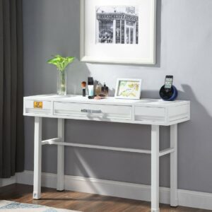 ACME Cargo Container Style Metal Vanity Desk, Multiple Colors