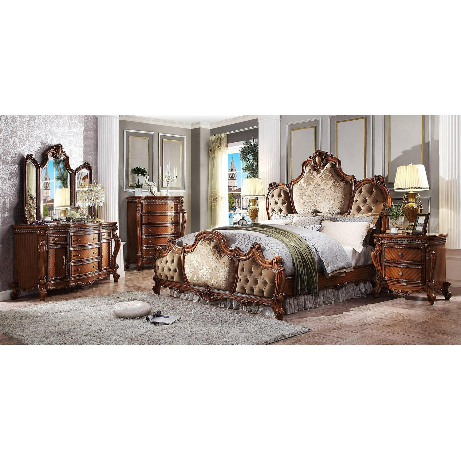 ACME Picardy Nightstand in Cherry Oak - Image 2