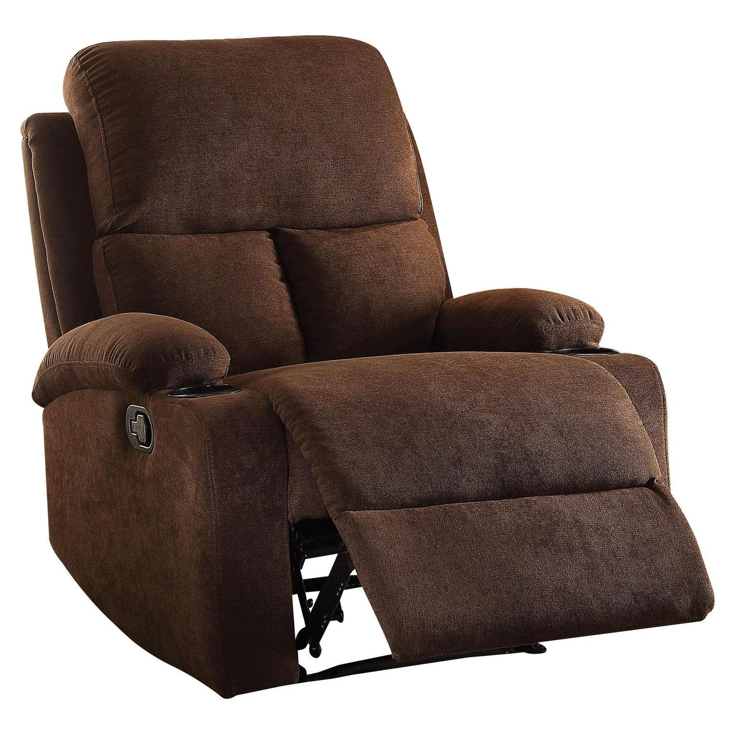 ACME Rosia Upholstery Motion Recliner in Chocolate
