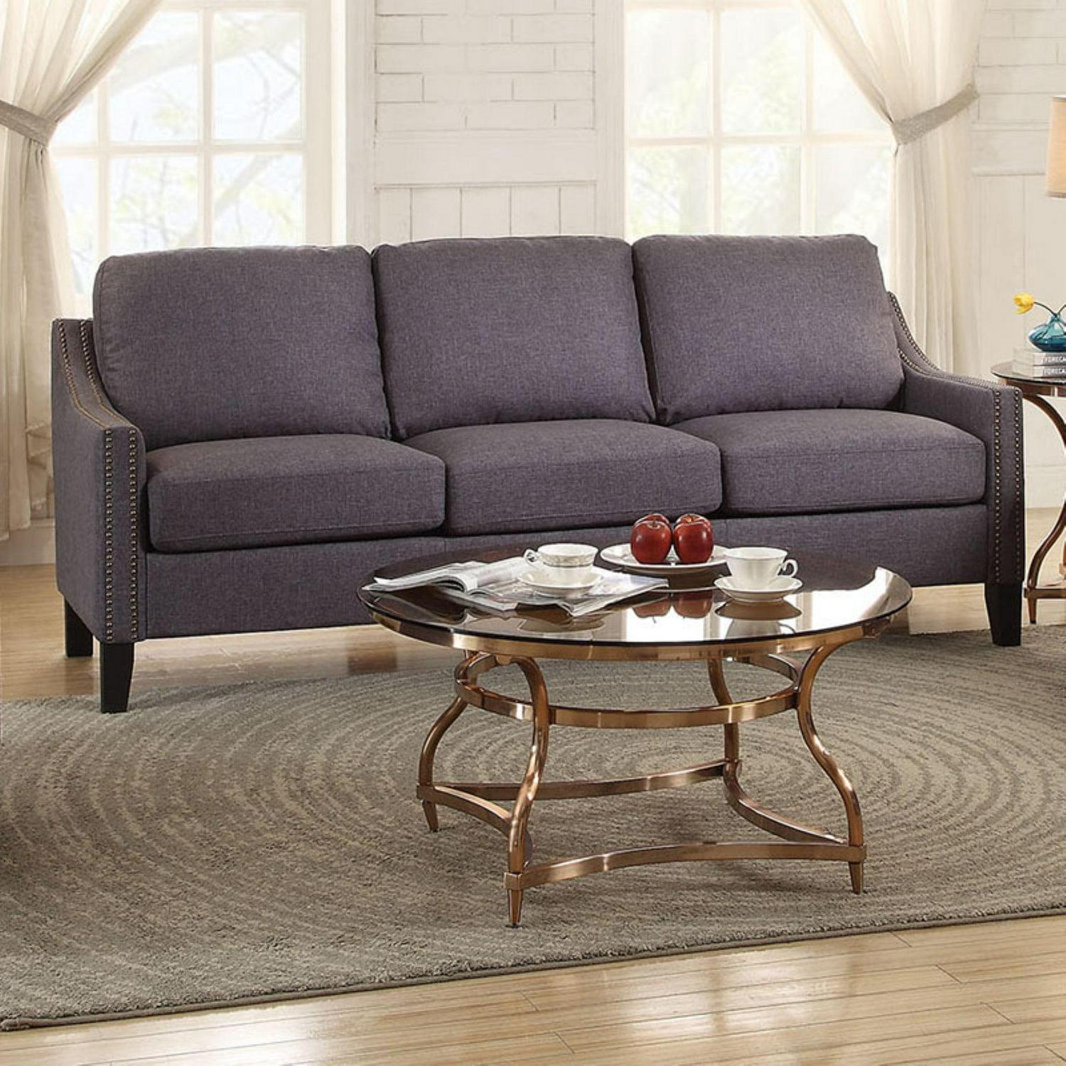 ACME Zapata (Jr) Sofa, Gray Linen