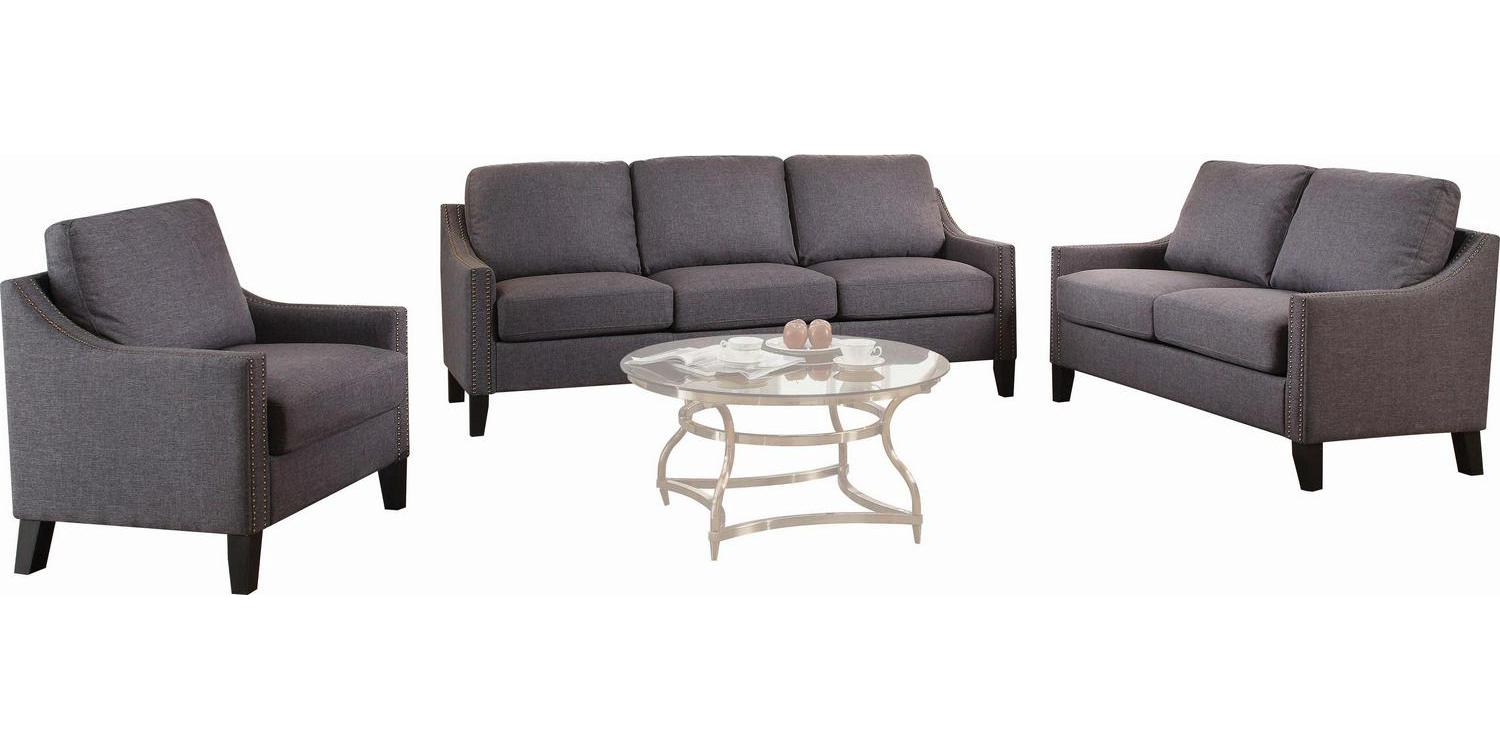 ACME Zapata (Jr) Sofa, Gray Linen - Image 2