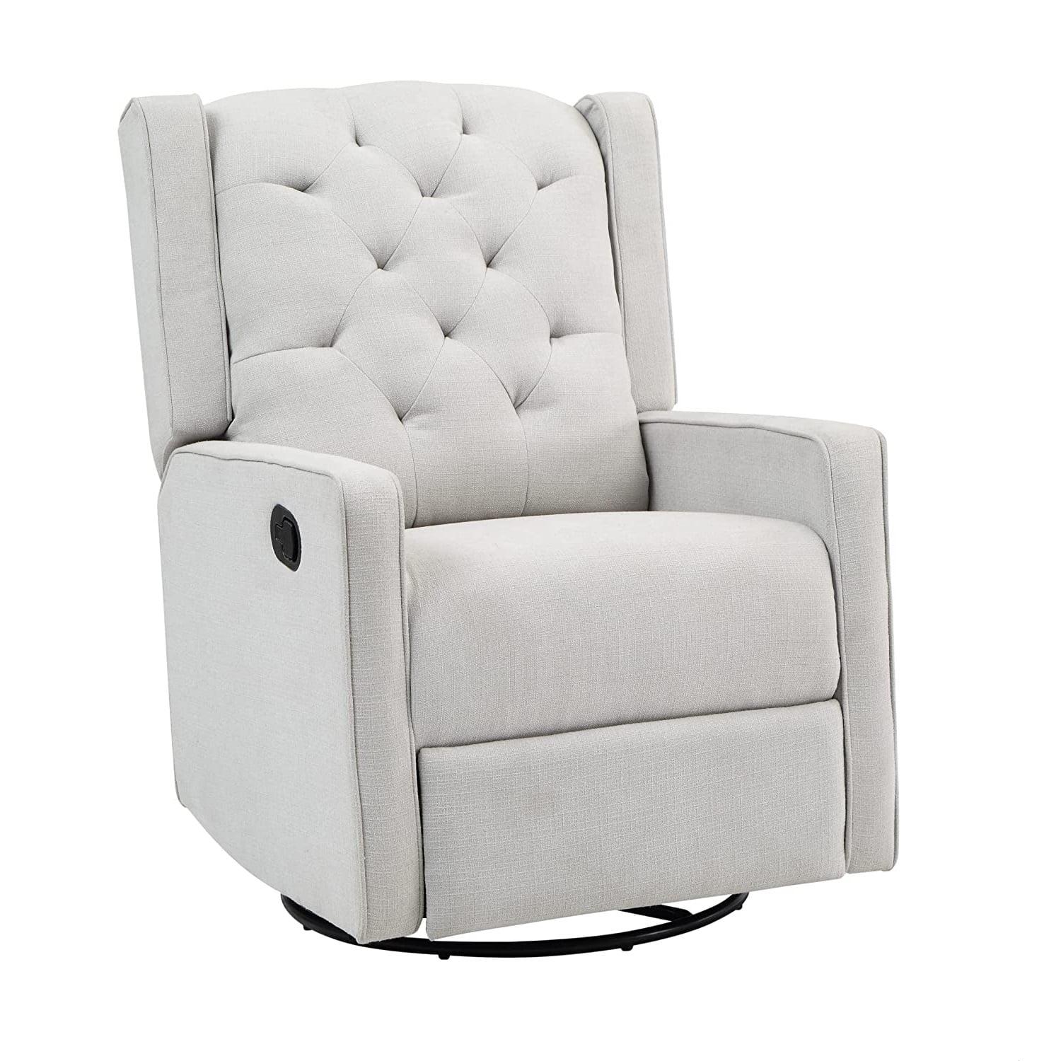 AFG Ava Manual Swivel Glider Recliner, Gray - Image 3