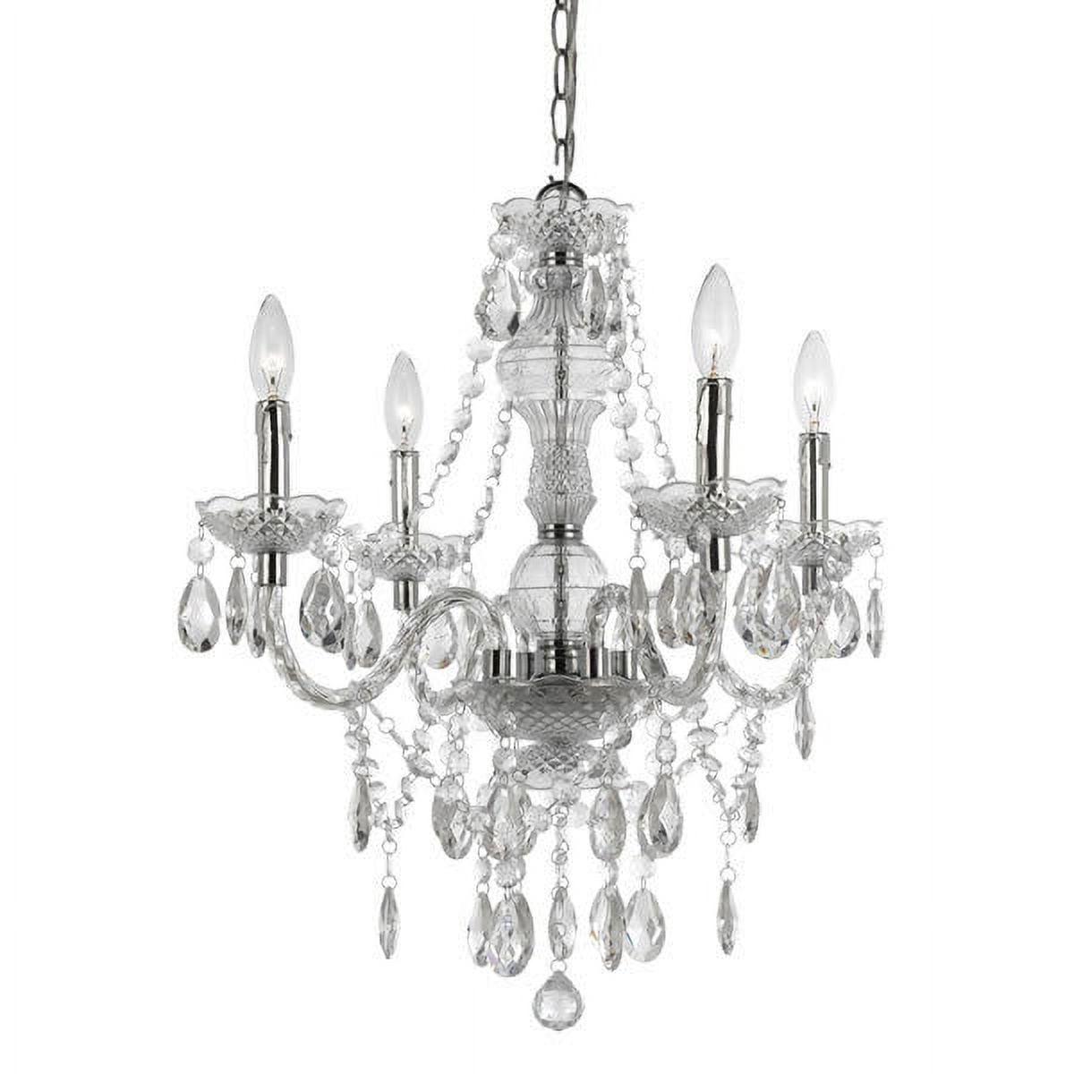 AF Lighting Naples Four Light Mini Chandelier- Clear - Image 2