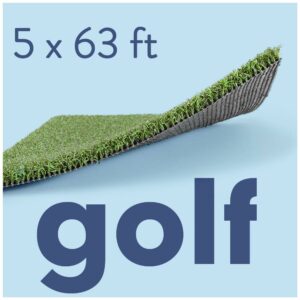 ALLGREEN Golf 5 x 63 FT Artificial Grass for Golf Putts Indoor/Outoor Area Rug