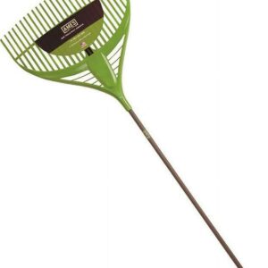 AMES Collector Series 2915806 Leaf Rake, Poly Tine, 26-Tine, Steel Handle, 60 in L Handle