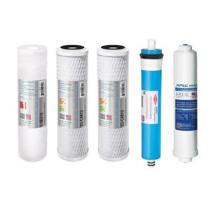 APEC FILTER-MAX90 US MADE 90 GPD High Flow Complete Replacement Filter Set For ULTIMATE Series Reverse Osmosis Water Filter System