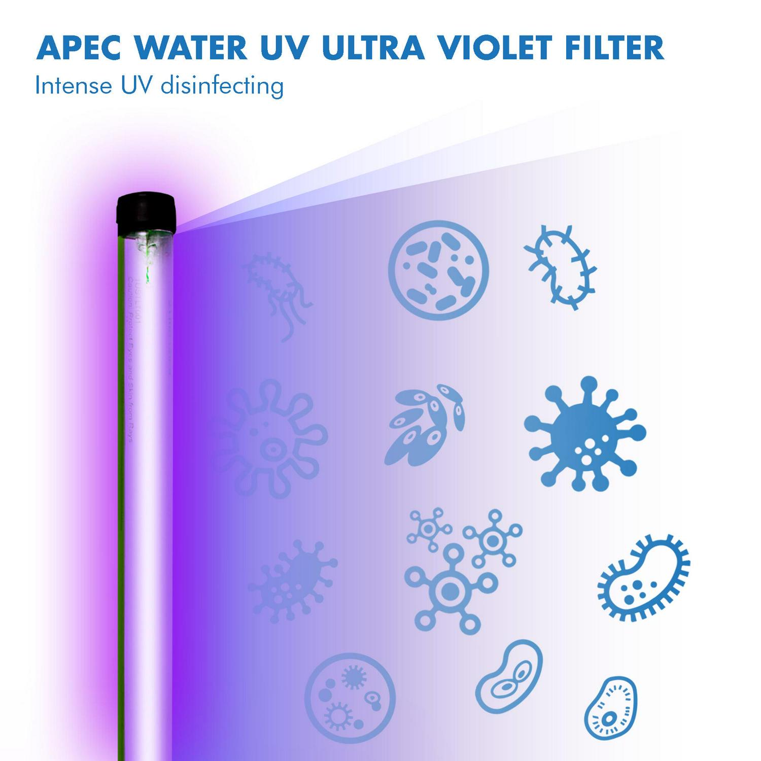 APEC FILTER-MAX-ESUV 75 GPD Complete Replacement Filter Set For ESSENCE Series UV Reverse Osmosis Water Filter System - Image 5