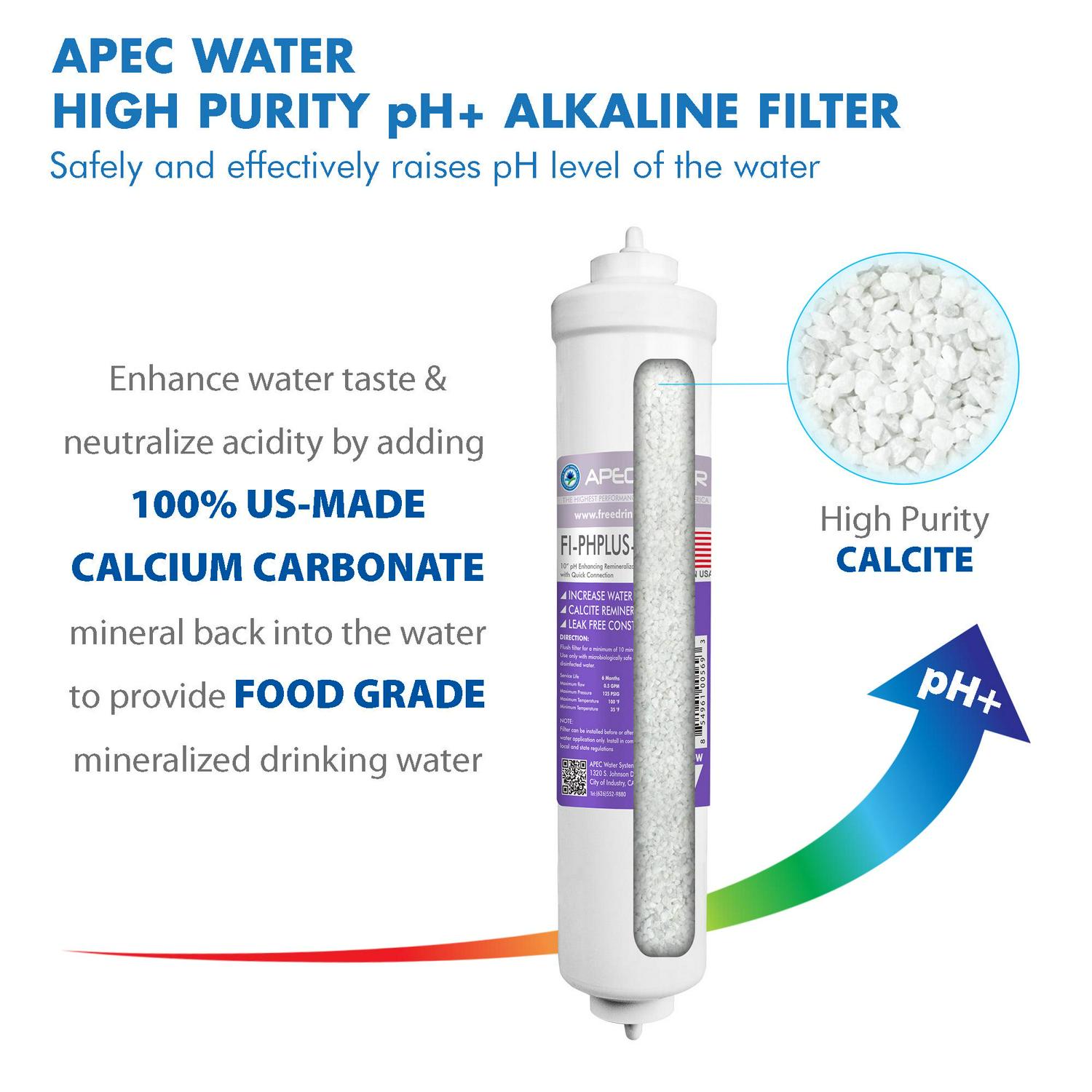 APEC 90 GPD Complete Replacement Filter Set for ULTIMATE Series Alkaline Reverse Osmosis Water Systems (FILTER-MAX-PH) Water Filter - Image 7