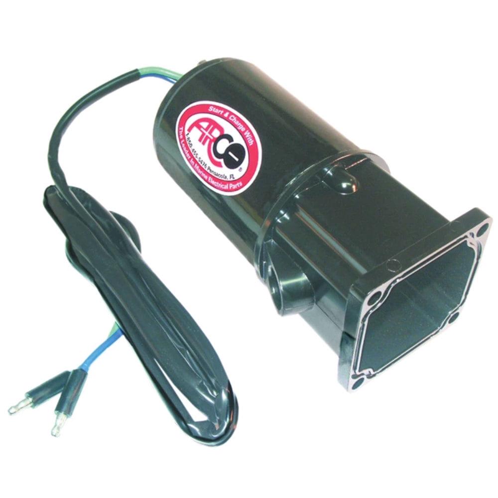 Arco 6276 Tilt Trim Motor for Late Model Mercury/Mariner/Force 40-125 HP Outboards with Single Ram, Black