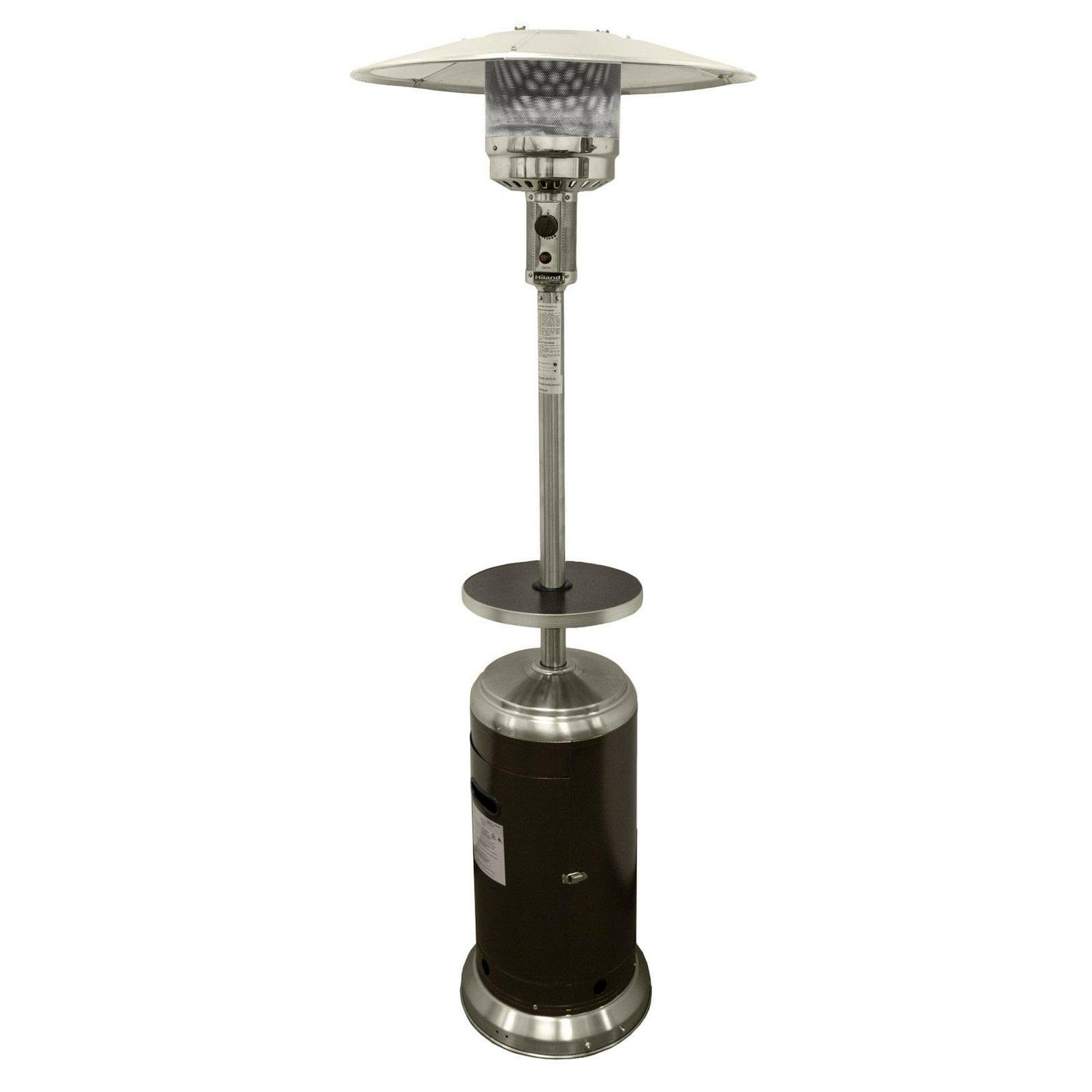 AZ Patio Heaters Outdoor Two-Toned Patio Heater in Stainless Steel and Hammered Bronze - Image 2