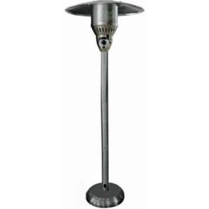 AZ Patio Heaters Outdoor Natural Gas Patio Heater in Stainless Steel