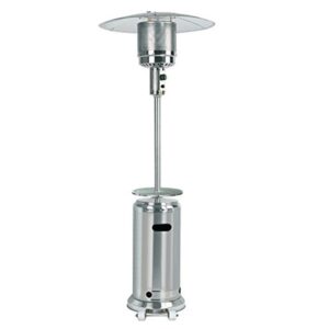 Patio Heater- 87'' Tall Stainless Steel AZ Patio Heater with Table