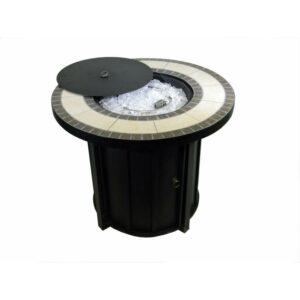AZ Patio Heaters Round Tile Top Firepit