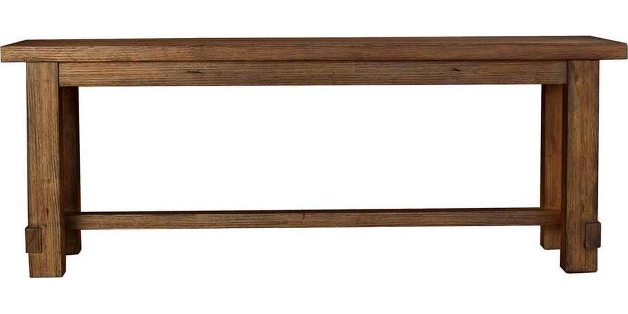 A-America Anacortes Solid Wood Dining Bench in Salvage Mahogany - Image 2