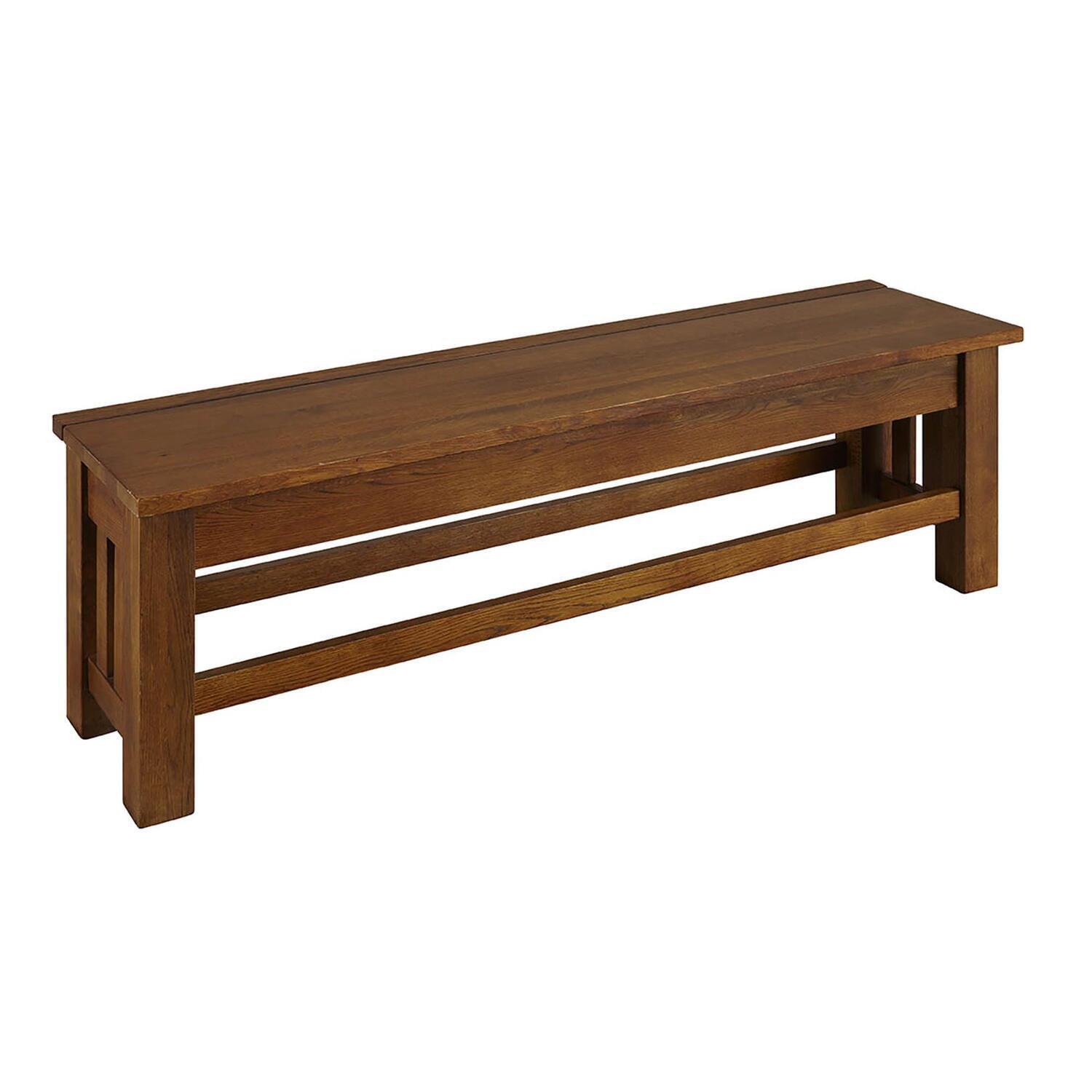 A-America Laurelhurst 60" Storage Bench-Finish:Cognac Oak