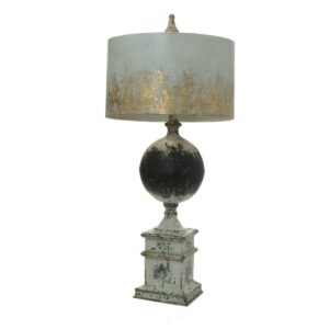 A and B Home A&B Home Bellamy 1-light Antique White and Black Table Lamp