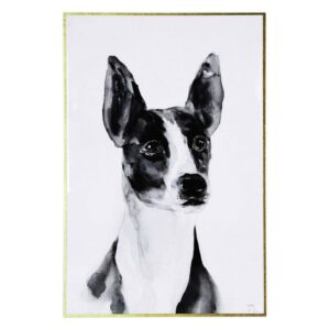 A&B Home Terrier Wall Art-Color:Black,Style:Modern Chic