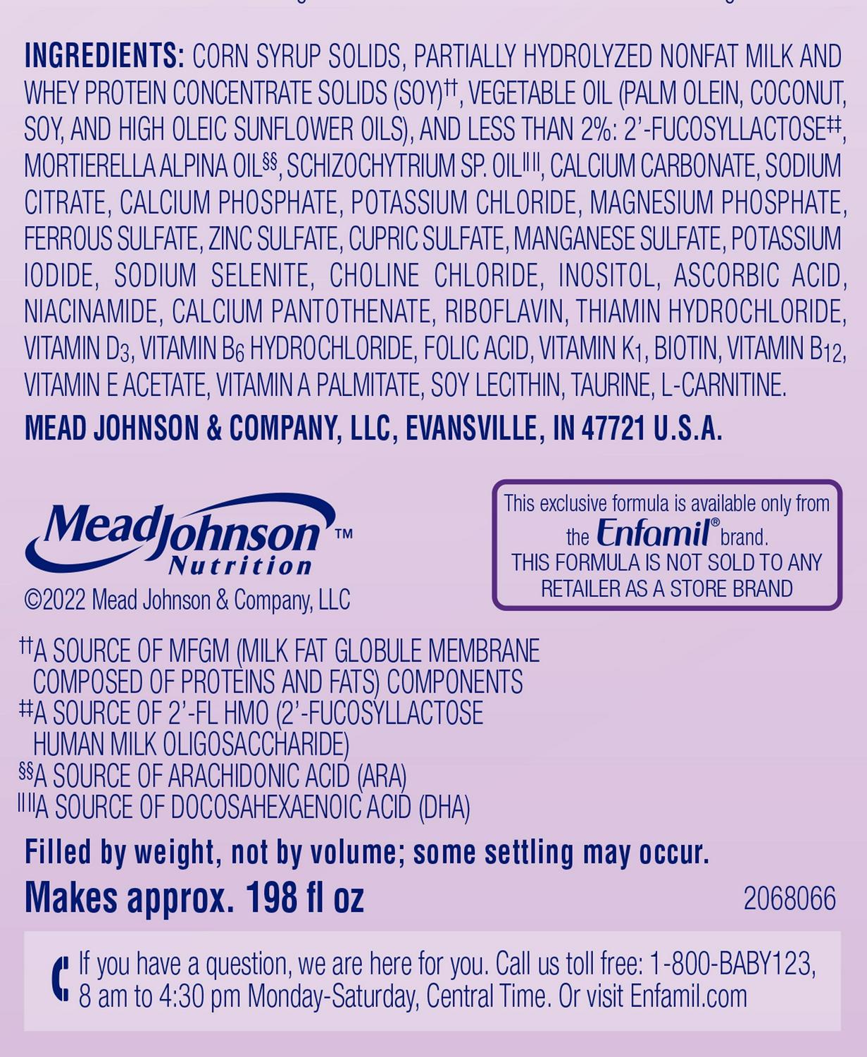 Enfamil NeuroPro Gentlease Baby Formula for Easing Fussiness, Gas, Spit-up in 24 Hrs, 27.4 Oz, 4 Count - Image 9