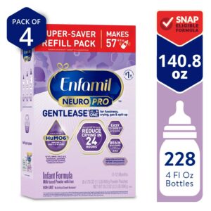 Enfamil NeuroPro Gentlease Powder Baby Formula, Reduces Fussiness, Crying, Gas & Spit-up, 35.2 Oz Box, 4 Count