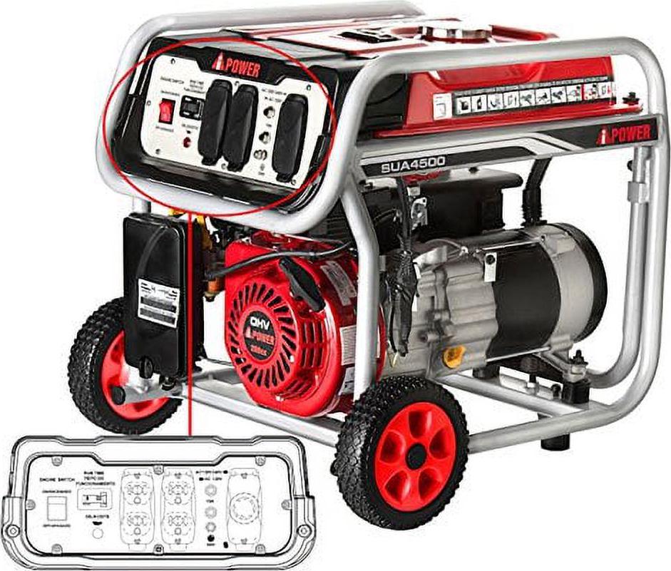 A-iPower 4500W Gasoline Powered Generator - Image 2
