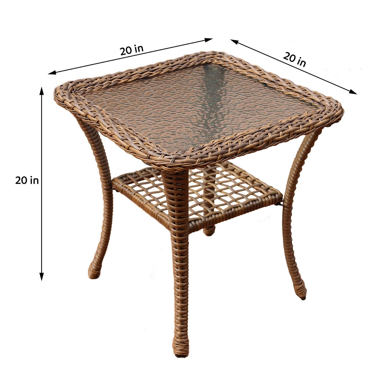 Abble Swivel Conversation 3 Piece Rattan Seating Group Set with Cushions - Image 5