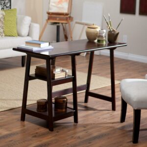 SEI Furniture Gavin Desk in Espresso