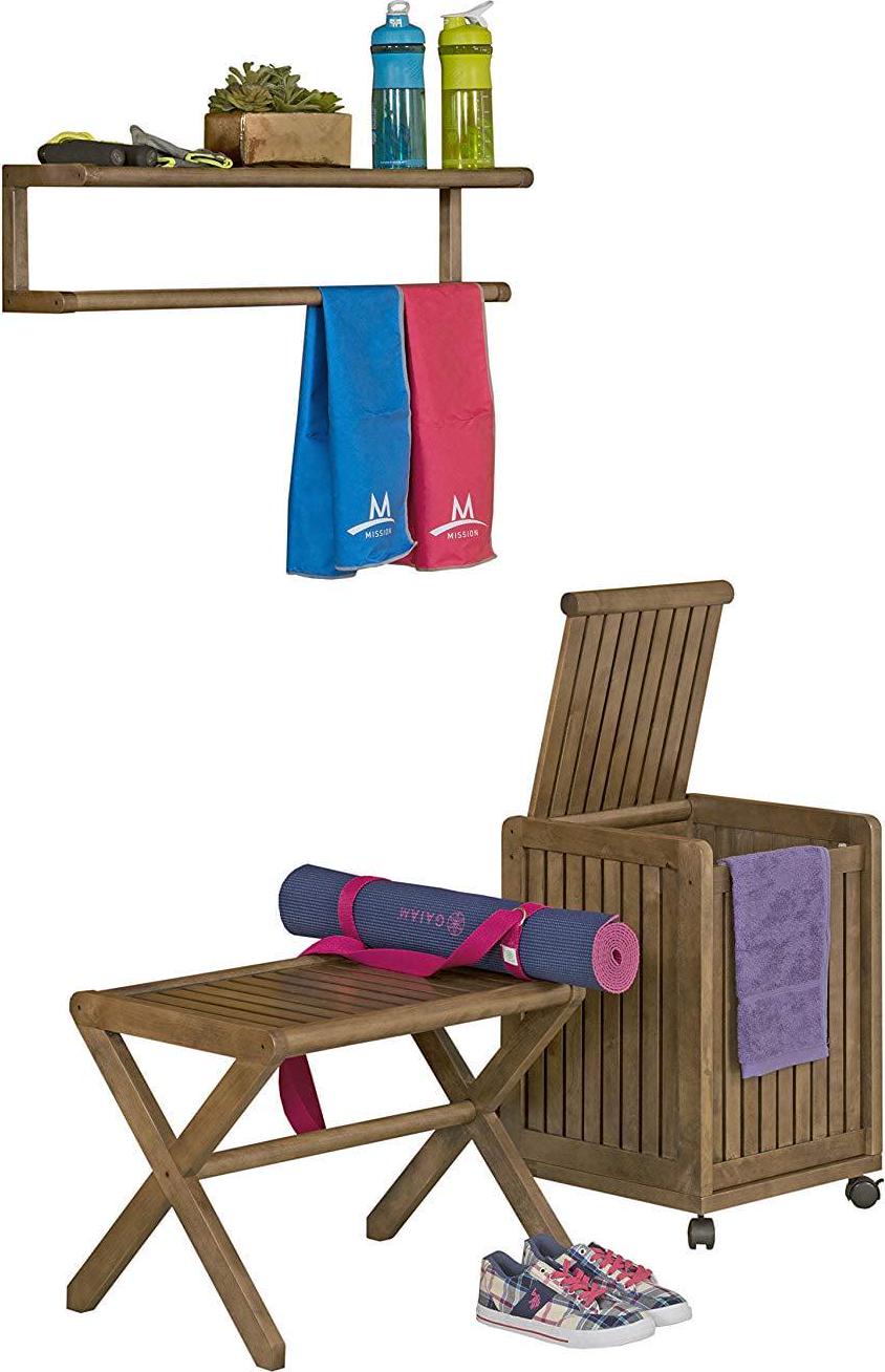 Abingdon Mobile Hamper with Lid - Image 3