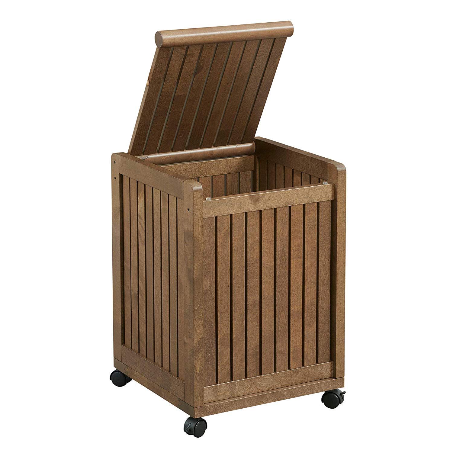 Abingdon Mobile Hamper with Lid - Image 6