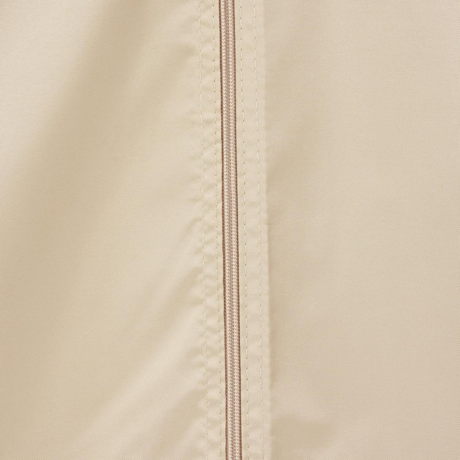 Abrams Outdoor Gazebo Canopy with Net Drapery, Beige - Image 4