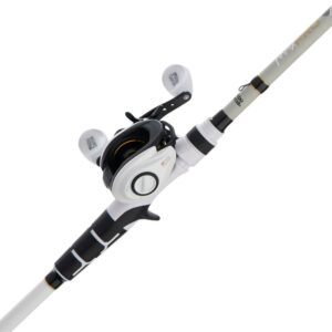 Abu Garcia Max Pro Baitcast Fishing Combo, 7' Medium Heavy Rod, Left Handed Reel