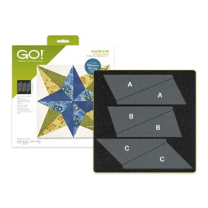 Accuquilt GO! Blazing Star-12" Finished by Eleanor Burns Die