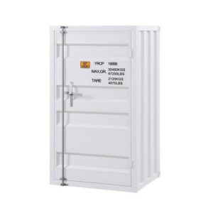 Acme Cargo Container Style Metal Chest with 1 Door, Multiple Colors