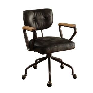 Acme Furniture Hallie Office Chair, Vintage Whiskey Leather