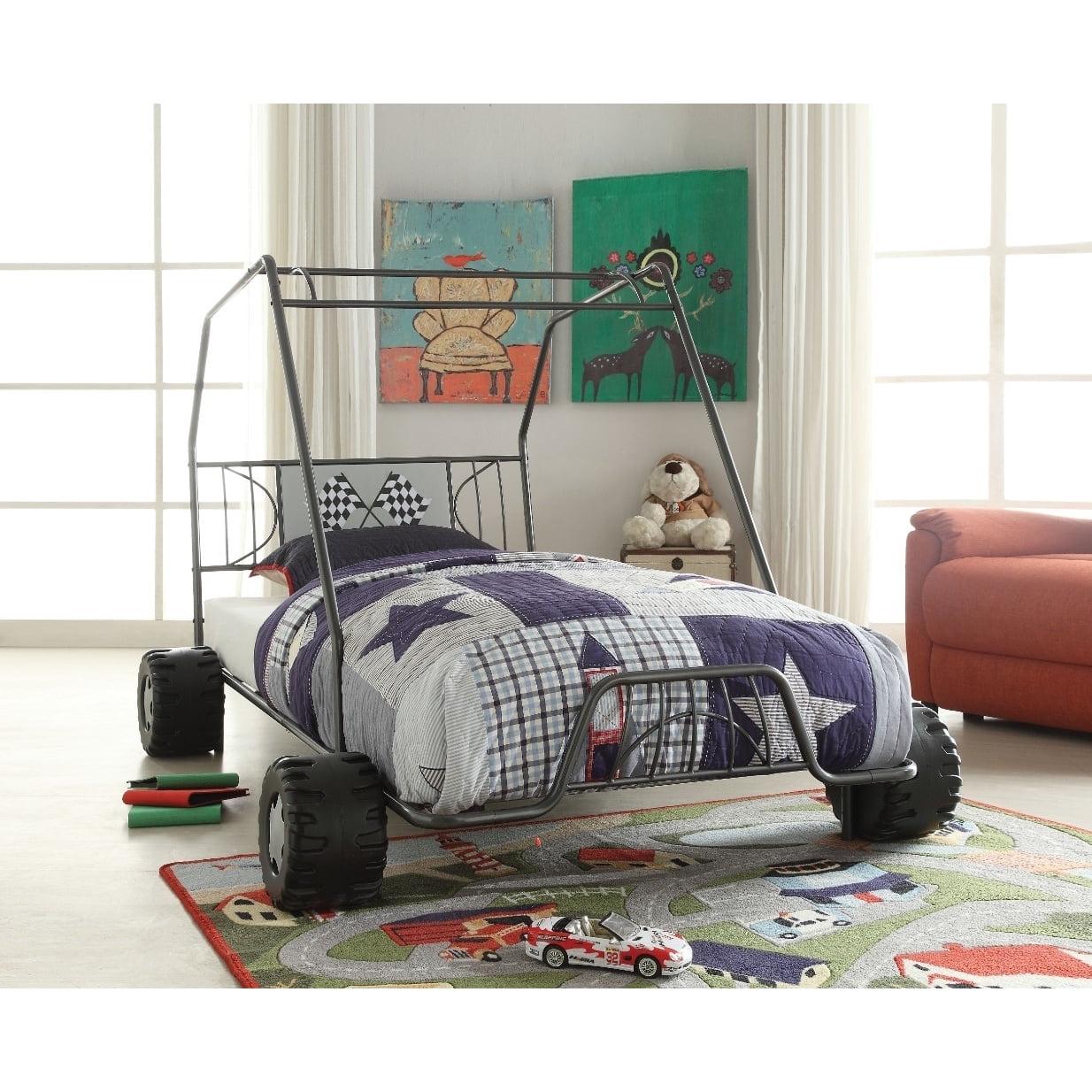 ACM-37640T - ACME Xander Twin Bed, Gunmetal Go Kart (1Set/2Ctn) - Image 2