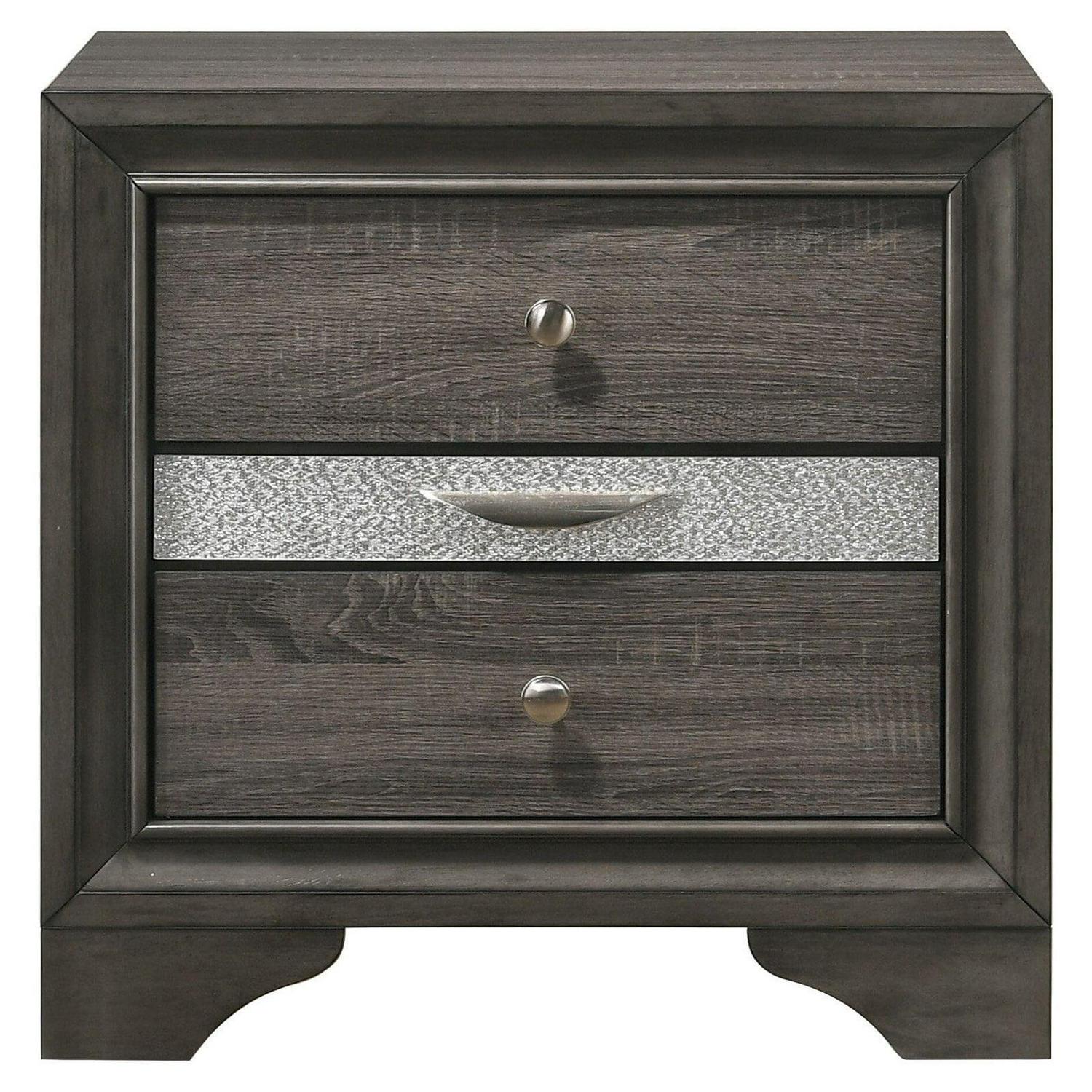 Acme Naima Nightstand, Gray (1Pc/1Ctn) - Image 2