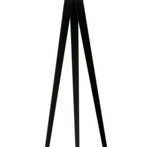 Adesso Director Collection Black Modern Torchiere Tripod Floor Lamp with Shade